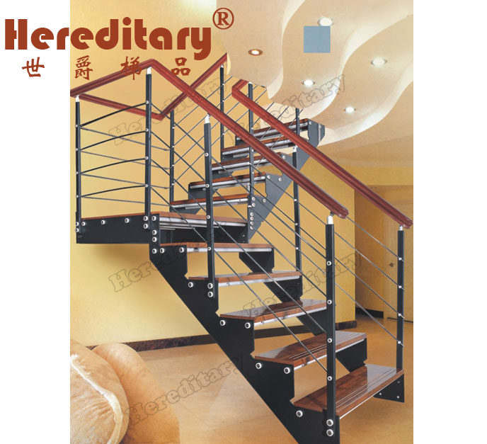 L-Shaped Stairs with Double Steel Plates (SJ-808)